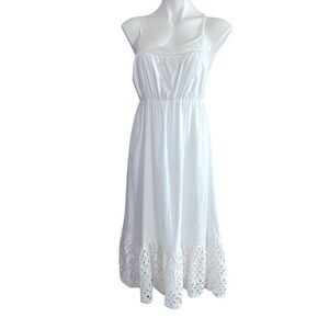 J CREW white / Ivory Eyelet Sun Dress